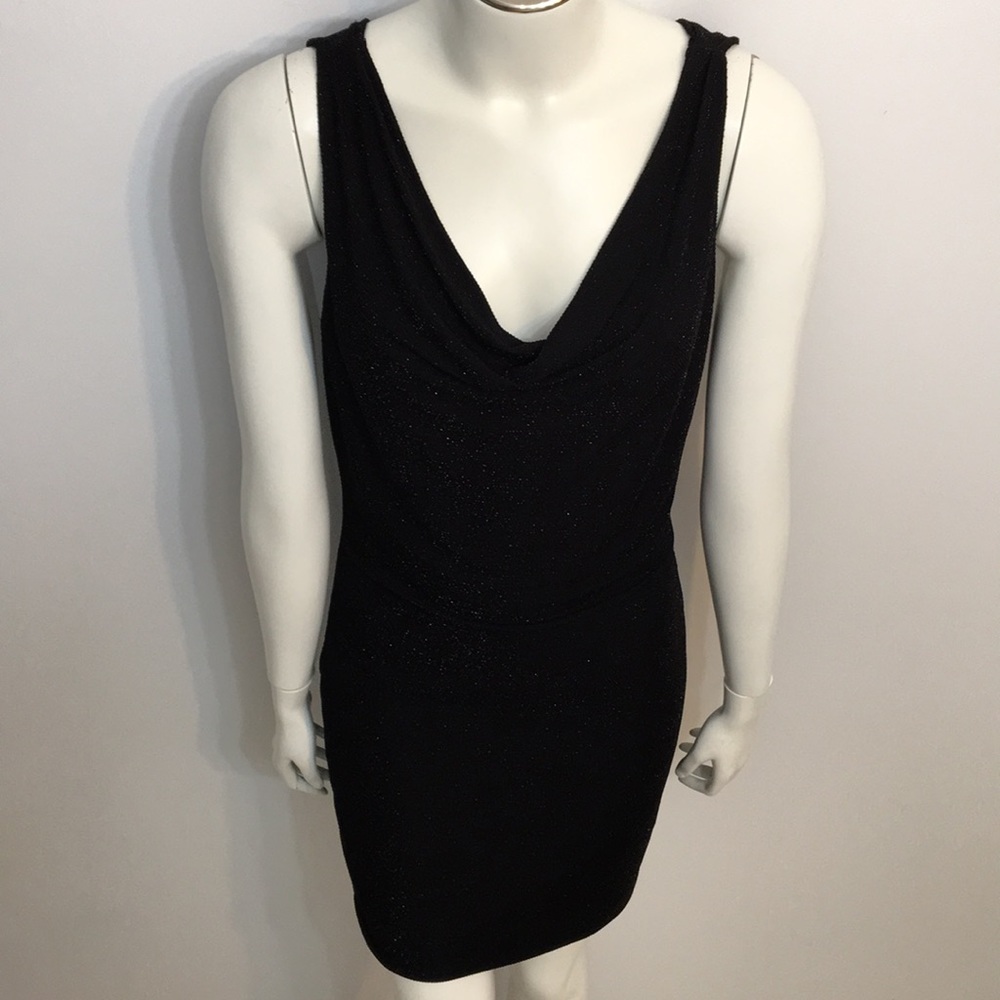 Armani Exchange Black Classy Filigree Dress Medium